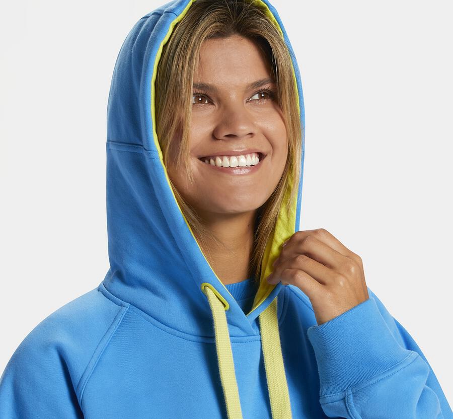 Hoodie Womens - Hoka One One Bondi - Blue - XSQMIUC-26